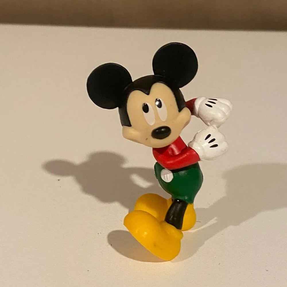 Mini Mickey Mouse Figurine | Cake Topper | 2.25